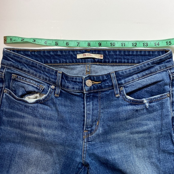 Levi’s 711 ripped skinny jeans - Picture 4 of 5